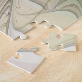 Farbenfrohe Fantasie Modernes Abstraktes Fraktal B Puzzle (Seite)