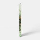 Farbenfrohe Fantasie Modernes Abstraktes Fraktal B Samsung Galaxy Hülle (Linke Seite)