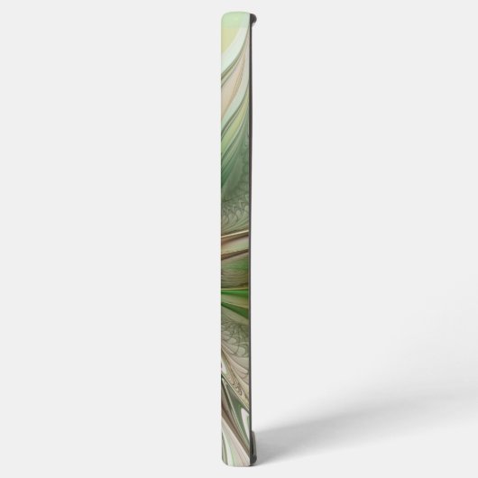 Farbenfrohe Fantasie Modernes Abstraktes Fraktal B Samsung Galaxy Hülle (Linke Seite)