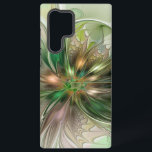 Farbenfrohe Fantasie Modernes Abstraktes Fraktal B Samsung Galaxy Hülle<br><div class="desc">Ungewöhnliche bunte und magische Fantasy-Blume. Design für Ihre Samsung Galaxy S22 Ultra Gehäuse und mehr.</div>