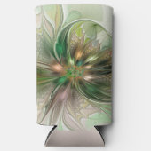 Farbenfrohe Fantasie Modernes Abstraktes Fraktal B Selters Dosenkühler (Vorderseite)