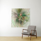 Farbenfrohe Fantasie Modernes Abstraktes Fraktal B Wandteppich (Beispiel (Horizontal))