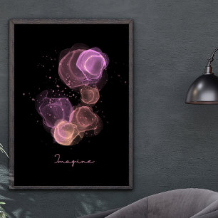 Farbenfrohe Fantasie Poster