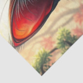 Farbenfrohe Fantasiekatze Seidenpapier (Ausschnitt)