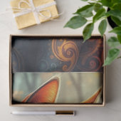 Farbenfrohe Fantasiekatze Seidenpapier (Geschenk)