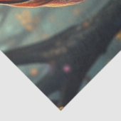 Farbenfrohe Fantasiekatze Seidenpapier (Ausschnitt)