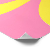 Farbenfrohe, fantasievolle Gestaltung Poster (Ecke)