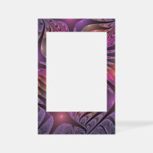 Farbenfrohe Fantasy Abstrakt Trippy Lila Fraktal