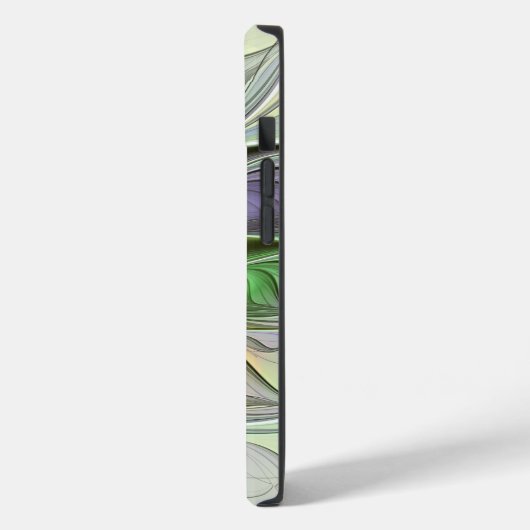 Farbenfrohe Fantasy-Blume Modernes Abstraktes Frak Case-Mate iPhone Hülle (Rückseite / Links)