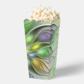 Farbenfrohe Fantasy-Blume Modernes Abstraktes Frak Geschenkschachtel (Geplatzt)