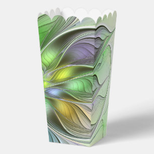 Farbenfrohe Fantasy-Blume Modernes Abstraktes Frak Geschenkschachtel