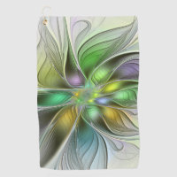 Farbenfrohe Fantasy-Blume Modernes Abstraktes Frak