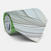 Farbenfrohe Fantasy-Blume Modernes Abstraktes Frak Krawatte (Gerollt)