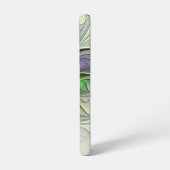 Farbenfrohe Fantasy-Blume Modernes Abstraktes Frak Samsung Galaxy Hülle (Linke Seite)