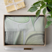 Farbenfrohe Fantasy-Blume Modernes Abstraktes Frak Seidenpapier (Geschenk)