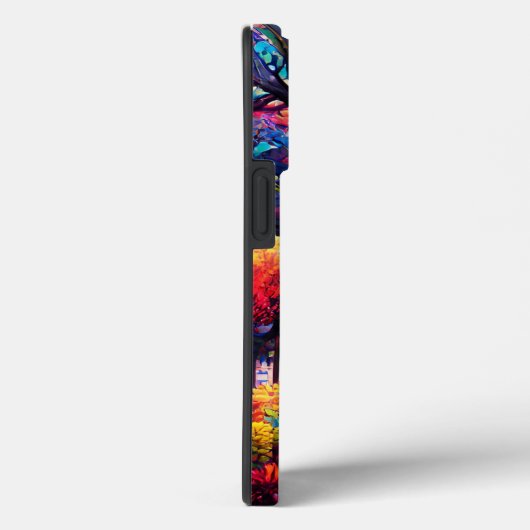 Farbenfrohe Fantasy Foliage Case-Mate iPhone Hülle (Rückseite / Rechts)