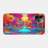 Farbenfrohe Fantasy Landschaft Case-Mate iPhone Hülle (Rückseite (Horizontal))