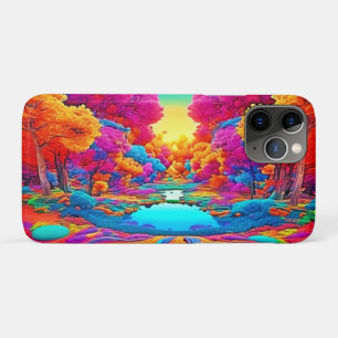 Farbenfrohe Fantasy Landschaft Case-Mate iPhone Hülle
