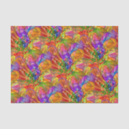 Farbenfrohe Farbe - Abstrakte Splashes Seidenpapier