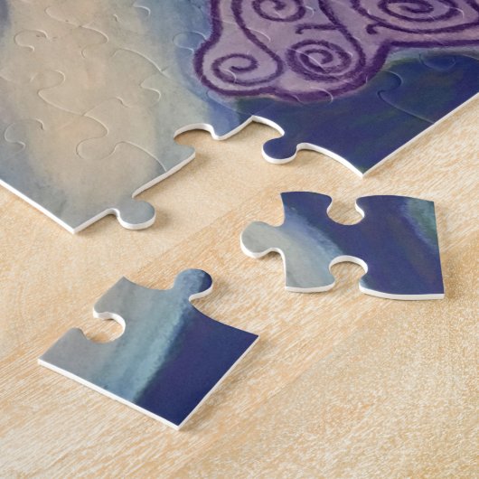 Farbenfrohe Farbe des Sonnenmondes Puzzle (Seite)