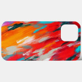 Farbenfrohe Farben Case-Mate iPhone Hülle (Rückseite (Horizontal))