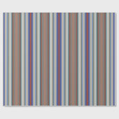Farbenfrohe Farben des Jahres Streifenmuster Geschenkpapier (Flach)