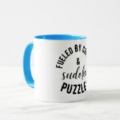 Farbenfrohe Farben: Die Sudoku-Tasse anpassen Tasse (Vorderseite Links)