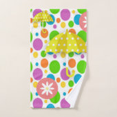 Farbenfrohe Farben Gelbe Regenschirm Set Handtuch (Handtuch)