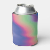 Farbenfrohe Farben: Psychedelische Textur Dosenkühler (Kanne Vorderseite)