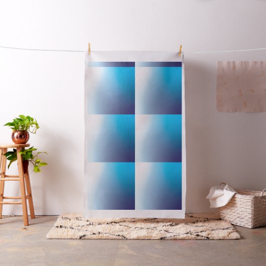 Farbenfrohe Farbgebung Pillow Square Blau Stoff (Beispiel)