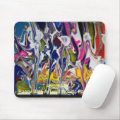 Farbenfrohe, farbige, gegossene Mousepad (Mit Mouse)