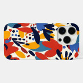 Farbenfrohe Farblackierte Blume Muster Telefon Fal Case-Mate iPhone Hülle (Rückseite (Horizontal))