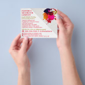 Farbenfrohe Farbpalette, Malerei und Dekorator Flyer (Gruppe)