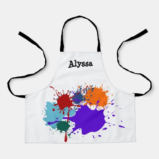 Farbenfrohe Farbpalette Schürze (Vorderseite)