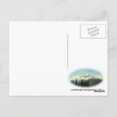 Farbenfrohe Farbtöne Begrüßung auf der Postkarte (Rückseite)
