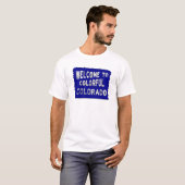 Farbenfrohe Farbtöne - Begrüßungszeichen T-Shirt (Vorne ganz)