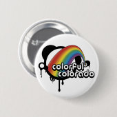 farbenfrohe Farbtöne. Button (Vorne & Hinten)