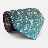 Farbenfrohe Farbvariante des Glitzer Krawatte (Gerollt)