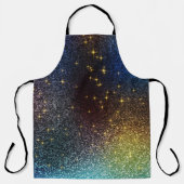 Farbenfrohe Farbvariante des Glitzer Schürze (Vorderseite)
