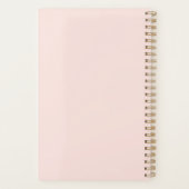 Farbenfrohe Fawn Spiral Foto Planner Planer (Rückseite)