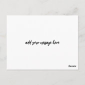 Farbenfrohe Feathers Random Act of Kindness Postca Postkarte (Rückseite)