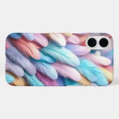 Farbenfrohe Federn Case-Mate iPhone Hülle (Rückseite (Horizontal))