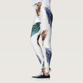 Farbenfrohe Federn Stammgefühl Leggings (Links)