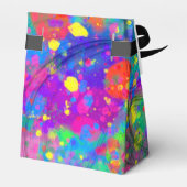 Farbenfrohe Feier Geschenkschachtel (Rückseite)