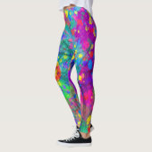 Farbenfrohe Feier Leggings (Links)