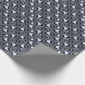 Farbenfrohe Feier Luxus Liebe Urlaub Geschenkpapier (Ecke)