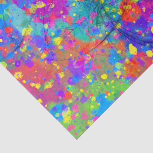 Farbenfrohe Feier Seidenpapier (Ausschnitt)