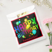 Farbenfrohe Feierlichkeit Geburtstag individuell a Geschenktütchen (Versiegelt)