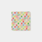 Farbenfrohe, feine ästhetische Blume Post-it Klebezettel (Vorderseite)