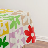 Farbenfrohe, feine ästhetische Blume Tischdecke (Beispiel)